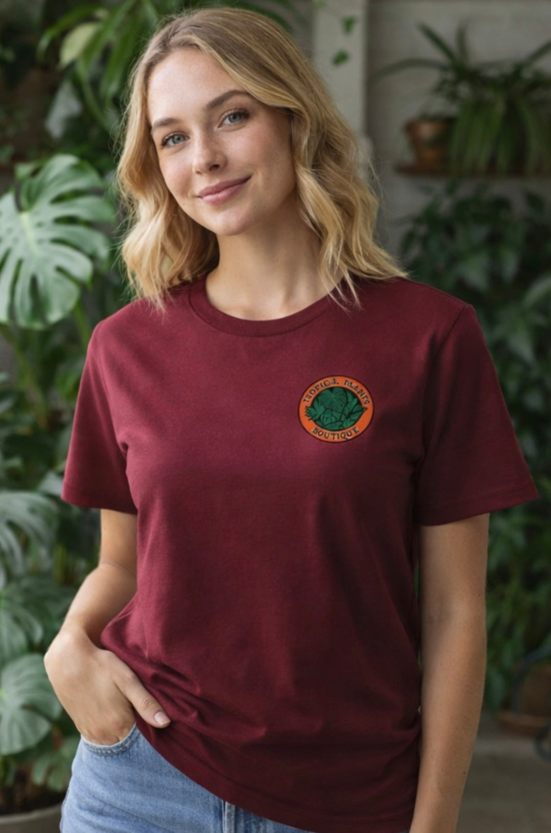 Red Unisex Tee Colour Logo