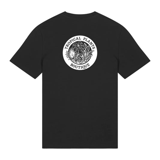 Black Unisex Tee White Logo