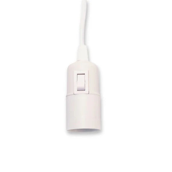 Enna Plug-In Ceiling Pendant – White