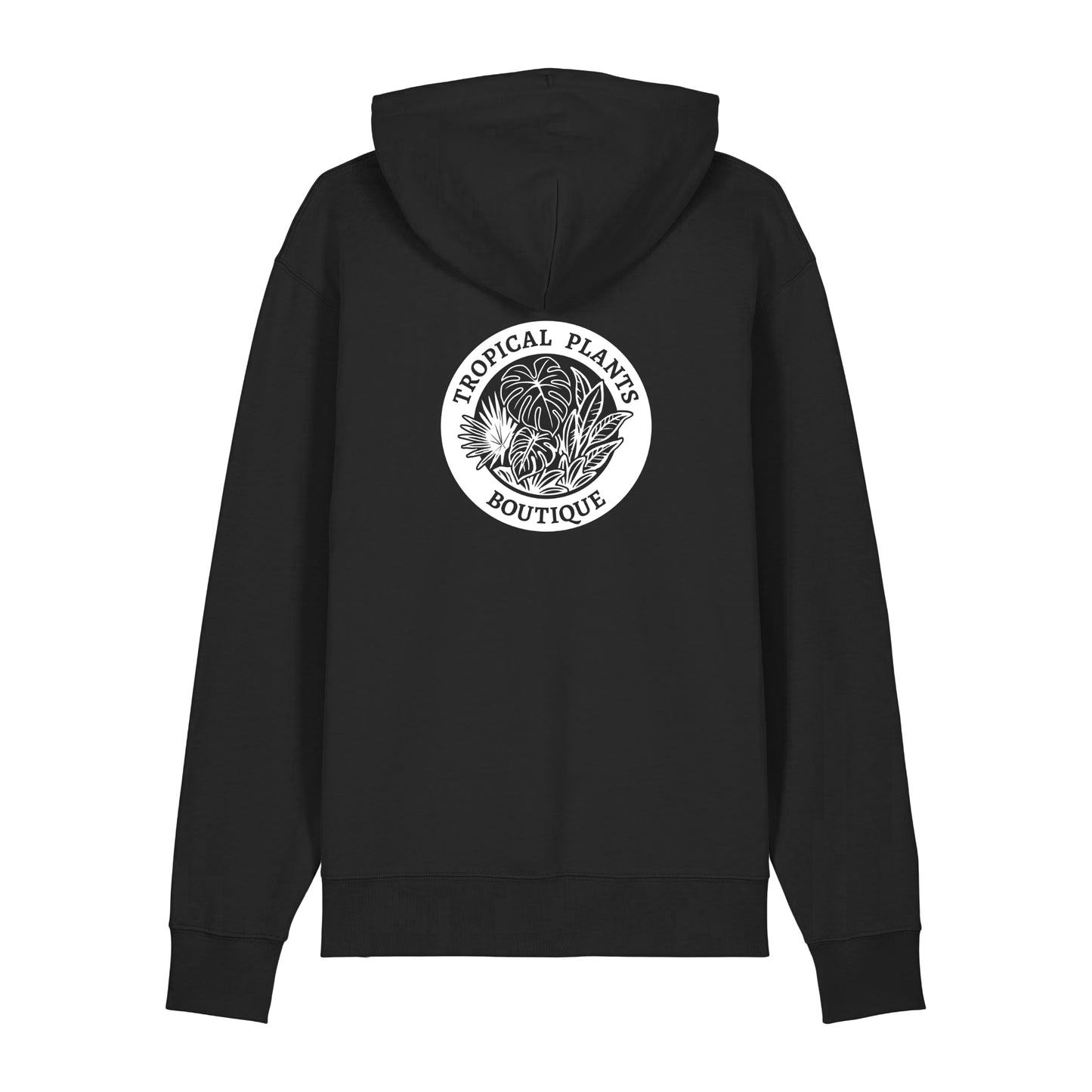 Black Unisex Hoodie White Logo