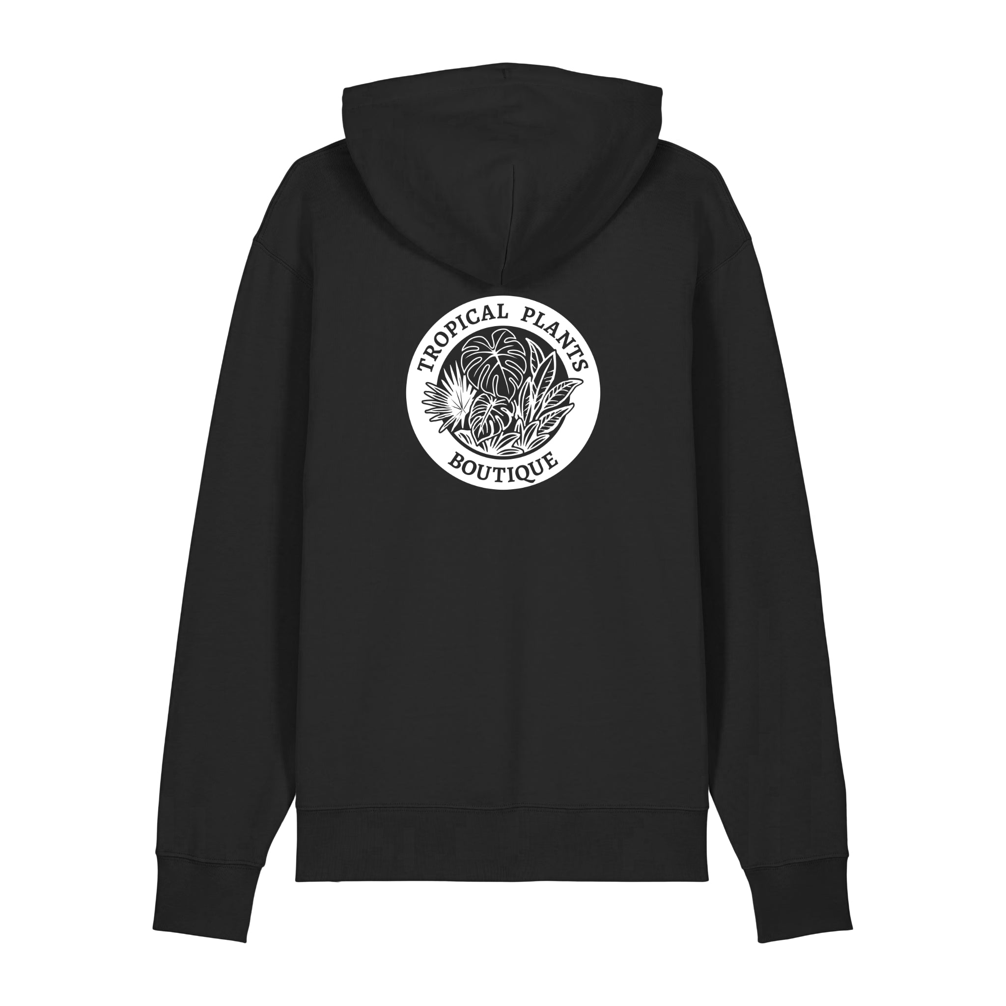 Black Unisex Hoodie White Logo