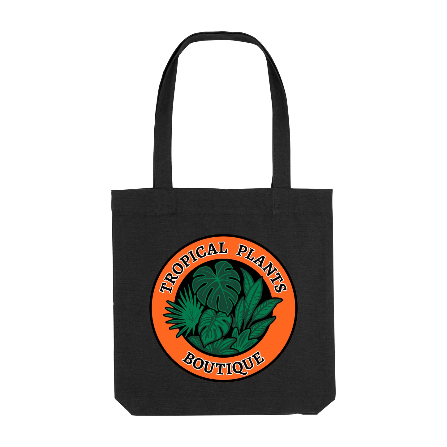 Black Tote Bag Colour Logo
